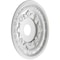 Ekena Millwork Baltimore PVC Ceiling Medallion (Canopies up to 7 3/4"), 19"OD x 3 1/2"ID x 1"P, Bright Coat Gold CMP19BABGL - alternate 2